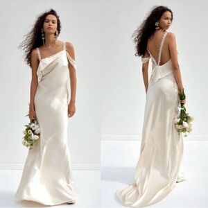 For Love and Lemons Pearl bridal dress XS